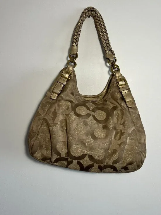 Coach Madison Sateen Maggie Silhouette Shoulder Bag - Picture 8 of 15